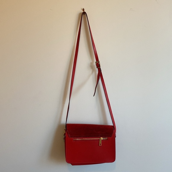 Red leather purse - Picture 5 of 5